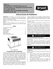 Bryant PREFERRED 707CPXA30000AA Instrucciones De Instalación