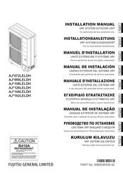 Fujitsu AJ 108LELDH Serie Manual De Instalación