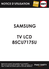 Samsung 85CU7175U Manual Del Usuario