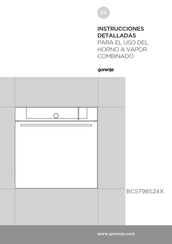 Gorenje BCS798S24X Instrucciones Detalladas