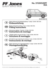 PF Jones 19100520PF Instrucciones De Montaje