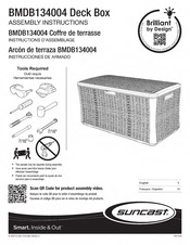 Suncast BMDB134004 Instrucciones De Armado