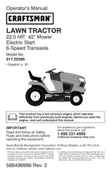 Craftsman 917.20386 Manual De Instrucciones