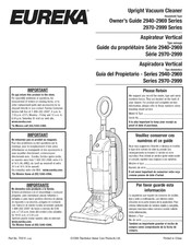 Eureka 2940-2969 Serie Guía De Propietario