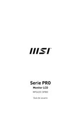 MSI PRO MP2422C Guía De Usuario