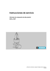 PERSTA DSP 10-63 Instrucciones De Servicio