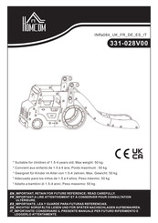 HOMCOM 331-028V00 Instrucciones De Montaje