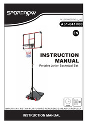 SPORTNOW A61-041V00YL Manual De Instrucciones