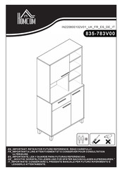 HOMCOM 835-783V00ND Instrucciones De Montaje