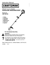 Craftsman WEEDWACKER 358.796120 Manual De Instrucciones