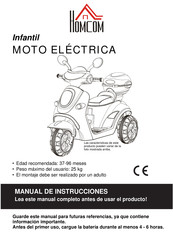 HOMCOM 370-013 Manual De Instrucciones