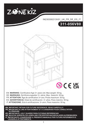 ZONE KIZ 311-056V80 Instrucciones De Montaje