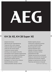 AEG KH 26 XE Traducción Del Manual Original