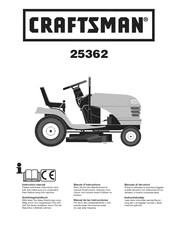 Craftsman 25362 Manual De Las Instrucciones