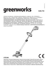 GreenWorks G48LT30 Manual Del Operario