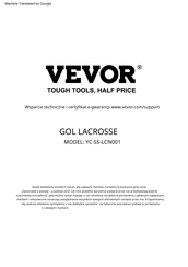 VEVOR YC-SS-LCN001 Manual Del Usuario