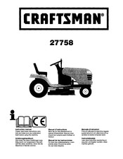 Craftsman 27758 Manual De Las Instrucciones