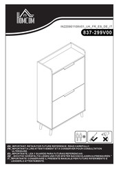 HOMCOM 837-299V00ND Instrucciones De Montaje