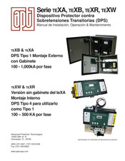 APT te02XAS20E1DX Manual De Instalación, Operación, Mantenimiento