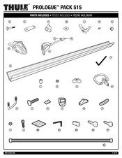 Thule PROLOGUE PACK 515 Instrucciones De Montaje