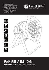 Cameo CLP56RGB10 Manual De Usuario