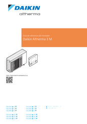 Daikin Altherma 3 M EDLA06E V3 Serie Guía De Referencia Del Instalador