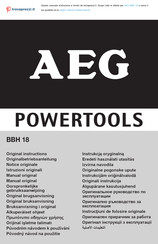 AEG BBH 18 Manual Original