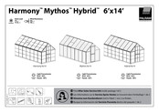 Palram Harmony Mythos Hybrid 6'x14' Manual De Instrucciones