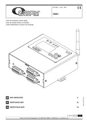 Orion 23881 Guía De Servicio Técnico Y Recambio