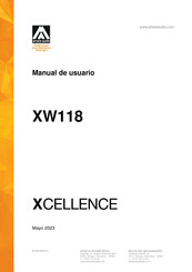 Amate Audio XCELLENCE XW118 Manual De Usuario