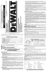 DeWalt DWE304 Manual De Instrucciones