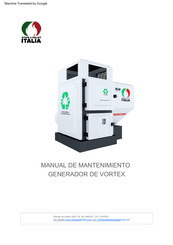 Stufe a pellet Italia Vortice 20 Manual De Mantenimiento
