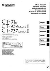 Pioneer CT-939 MARK II Manual De Instrucciones