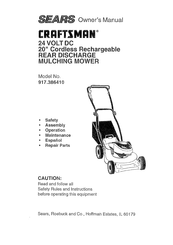 Craftsman 917.386410 Manual De Instrucciones