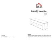 Homcom 833-083BK Instrucciones De Montaje