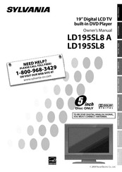 Sylvania LD195SL8 A Manual De Instrucciones