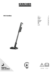 Kärcher VCS 5 Cordless Manual De Instrucciones