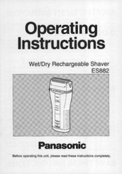 Panasonic ES882 Manual De Instrucciones