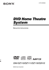Sony DAV-DZ410 Manual De Instrucciones