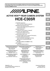 Alpine ACTIVE VIEW HCE-C305R Manual De Operación