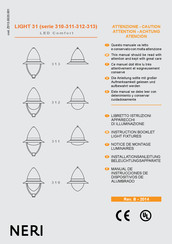 NERI LIGHT 310 Serie Manual De Instrucciones