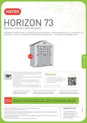 Keter HORIZON 73 Instrucciones De Montaje