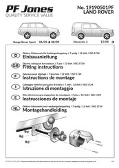 PF Jones 19190501PF Instrucciones De Montaje