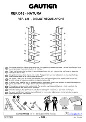 Gautier office 326 Instrucciones De Montaje