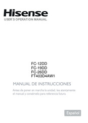 Hisense FC-19DD Manual De Instrucciones