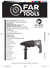 Far Tools DS 800 Traduccion Del Manual De Instrucciones Originale