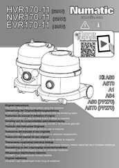 Numatic NVR170-11 Manual De Instrucciones