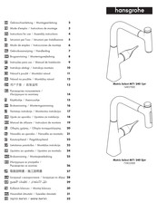 Hansgrohe Metris Select M71 240 2jet 73822 Modo De Empleo/Instrucciones De Montaje