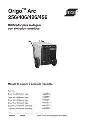 ESAB Origo Arc 426 Manual Do Usuário