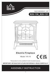 HOMCOM YH-19 Instrucciones De Montaje